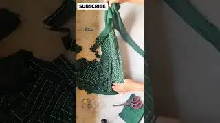 blouse 😍 with waste clothes😛#monachande #youtubeshorts #stitchingideas #blessed #usefultips#best