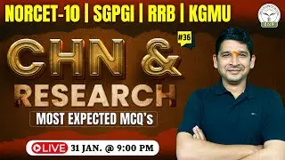NORCET 10 | RRB Special CHN - Community Health Nursing Top MCQs #36 By OP Sir | Z to F Nursing