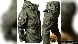 Winter Thick Camo Suit Waterproof Tactical Jackets Training Multi-pocket Hooded Jacket Fleece Pants
