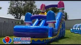 360&deg; Video Ice Cream Water Slide Rentals | Move the Camera in 360&deg;