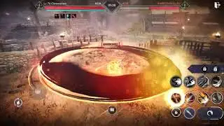 Warlord's PVP Arena Combo With Rabam Skills, Black Desert Mobile