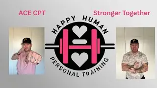 Standing side crunches and affirmations