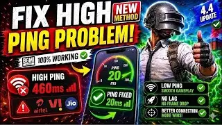 Fix High Ping Problem in BGMI 😍 | How to fix High Ping issue in BGMI | Ping Problem Fix BGMI 4.4 ...