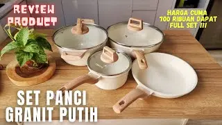 Review Set Panci Carote Granit Putih