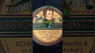 #schubert #unfinished #8th #symphony #worldsgreatest #classicalmusic #78rpm #musicappreciation #1938