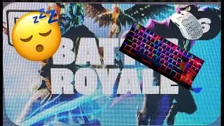 ASMR keyboard🏆Chill and sleep😴 one Round Duo Fortnite Gameplay✨