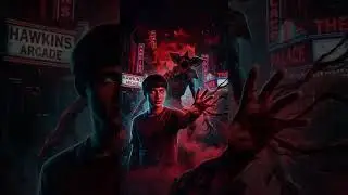  Stranger things video birthday invite