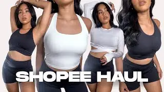 SHOPEE HAUL for MEDIUM FRAME - Gym Wear: Sports Bra, Biker Shorts, and more!