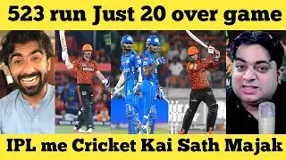 paki media on ipl | srh 273/3 | travis head 62 | hardik pandya | heinrich klaasen 80 | ab cricinfo