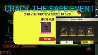 FREE FIRE CRACK THE SAFE EVENT