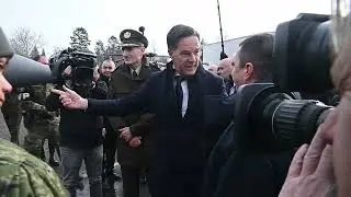 Glavni tajnik NATO-a Mark Rutte posjetio 91. zrakoplovnu bazu HRZ i PZO-a na Plesu