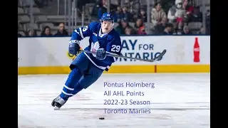Pontus Holmberg - All AHL Points 2022/23 Season - Toronto Maple Leafs Prospect