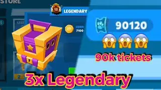What&rsquo;s inside 3x Legendary || Spending 90,000 Tickets || Zoo Battle Arena