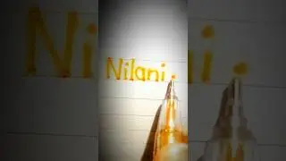 SO  BEAUTIFUL HANDWRITING 'NILANI'🥳🥳 PRINT HANDWRITING #viral #trending #handwriting #shorts