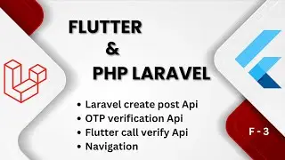 Flutter OTP Verification Tutorial with PHP Laravel API Integration | Return JSON | Flutter 3