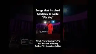 Songs that inspired Coldplay to write &ldquo;Fix You&rdquo; #music #coldplay #rock #pop