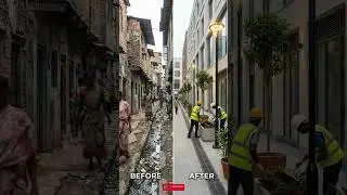 This Slum Street Was Redesigned by AI | Before & After Transformation