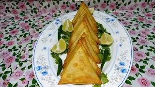 سمبوسة بدون لحم او جبن حشوة خرااااافية😋😋
