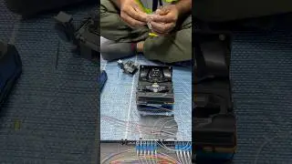 optical fiber cable splicing #reels #optical_fiber