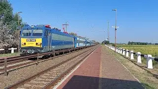 Fast trains in Hungary on line 100a // Vlakovi u Mađarskoj na liniji 100a