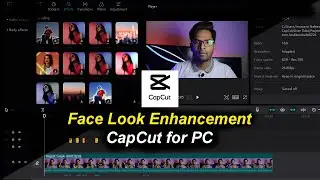 Enhance Your Face Beauty in 1 Click in CapCut for PC | CapCut PC Video Editing #13