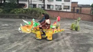 Park Dinosaur Scooter Ride Car