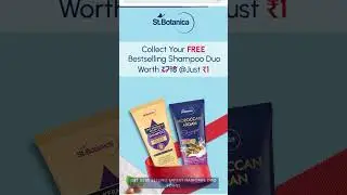 St Botanica Free Shampoo Set of 2 Rs718 😍#shorts