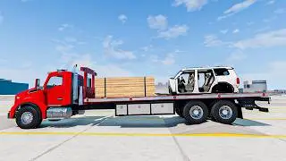 Kenworth T880 Rollback Carrier Ride & Suspension Testing &ndash; BeamNG Drive
