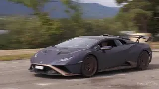 Supercars Accelerating - S.Loeb's Huracan STO, 992 GT3 RS, 458, 812, Huracan Evo