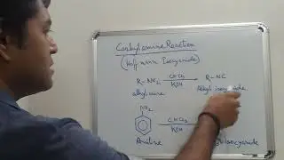 Carbyl amine (Hoffmann Isocyanide Synthesis) Reaction of Isocyanide Preparation.