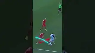 Dribble close to the line like Messi #shorts