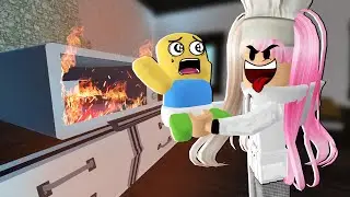 EYRA JADI CHEF KEJAM BAKAR BABY DALAM MICROWAVE [ BAKE DA BABY ] ROBLOX MALAYSIA