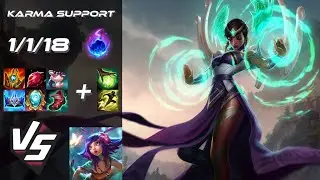 SUPPORT Karma vs Neeko - EU Challenger Patch 26.2