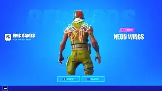 How to Get NEON WINGS Backbling in Fortnite Battle Royale! (Party Royale Rewards)