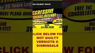 Best top criminal defense attorney for Detroit 313-393-3330 www.cenacolbertwhite.com