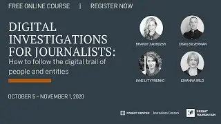 Digital investigations for journalists: How to follow the digital trail of people and entities