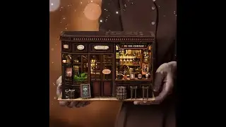 Build Your Own Cozy Corner Tavern! | DIY Miniature House Kit Time-Lapse & Review