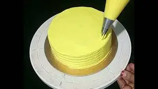 অসাধারন একটা ডিজাইন নতুন বেকার্সদের জন্য ||Vanilla Cake Without Oven|| Homemade Cake Design || 