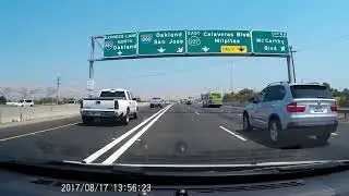 Dashcam: Crossing Double White Line