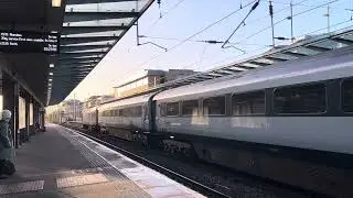 43 135 & 128 Arrive on an Inter7City service from Aberdeen to Edinburgh Waverley.