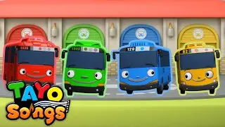 Learn Colors with Tayo🌈 | Colorful Little Buses! | Colorful Vehicles Songs | Tayo Kids Songs