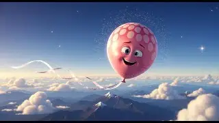 The Balloon That Wanted to Fly to Space 🎈 | Magical Animated Nursery Rhyme for Toddlers Sing Along
