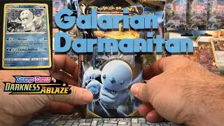 Pokemon TCG: Galarian Darmanitan Theme Deck Opening - Darkness Ablaze