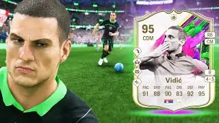 95 SHAPESHIFTERS ICON VIDIC SBC PLAYER REVIEW | FC 25 ULTIMATE TEAM