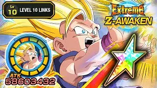 100% EZA AGL SSJ3 GT GOKU LEVEL 10 LINKS SHOWCASE! Dragon Ball Z Dokkan Battle