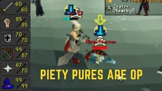 I Made A Piety Pure In 2024 For Bounty Hunter Pking | OSRS |