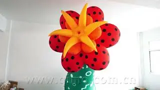 Inflatable flower