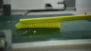 Ultra-Slim Cleaning Brush with Long Handle