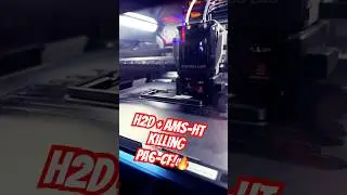 H2D + AMS-HT Killing PA6-CF❗️🔥 #3DPrinting #PA6CF #H2D #AMSHT #EngineeringFilament #TechShorts