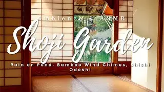 Rainy Japanese Zen Garden |  No Ads | Japanese Music Ambience Sounds [1hr+]